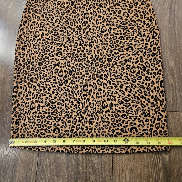 H&M Women's Leopard Animal Print Bodycon Sleeveless Mini Party Dress Size S - Picture 9 of 15